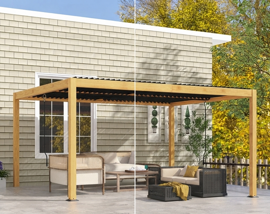 Adjustable Louvered Roof Pergola