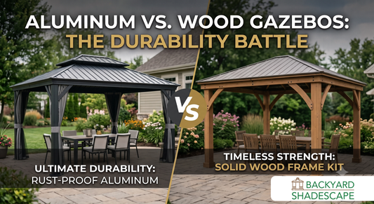 Aluminum vs. Wood Gazebos