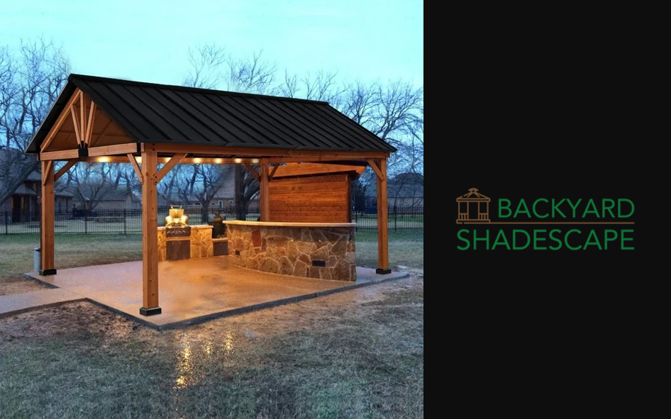 hardtop gazebo wood frame