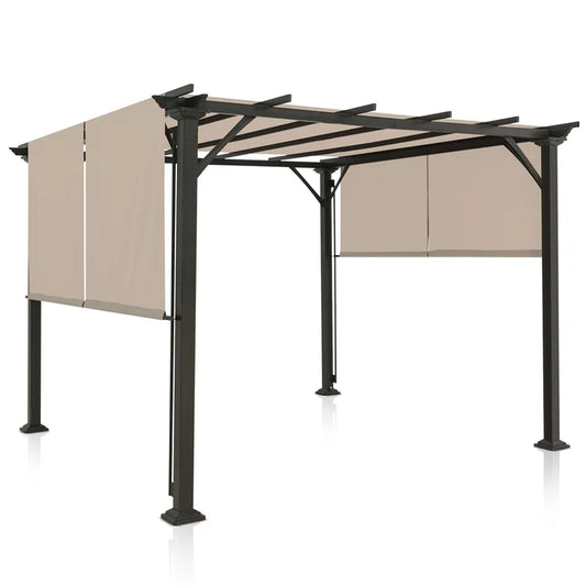 Metal Pergola with Canopy