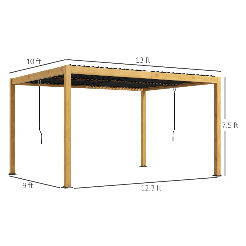 Adjustable Louvered Roof Pergola