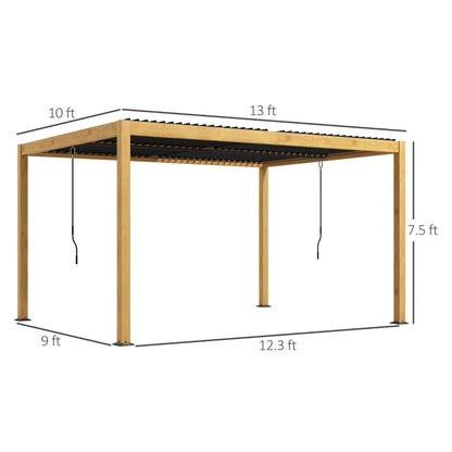 Adjustable Louvered Roof Pergola